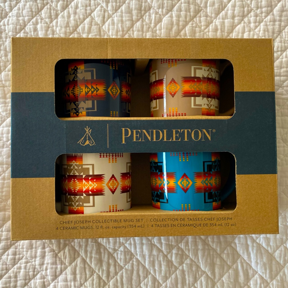 Pendleton Chief Joseph Mug Set of 4 - Picture 1 of 4